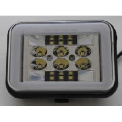 Фара рабочего света 12LED-36W с кольцом 12-80v 100mm*70mm*38mm B024