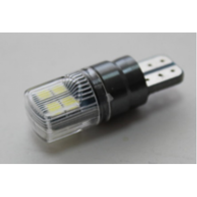 Светодиод T10 NEW 8SMD nonpolar 12-24V белый Y099