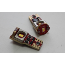 Светодиод T10 NEW 6SMD 2,4W canbus nonpolar 12-24V белый Y109