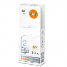 SVS. Лампа накаливания 0200013000 12V W5W W2.1х9.5d