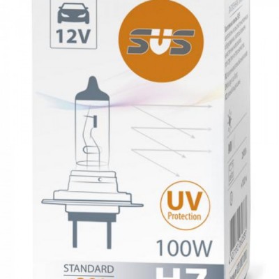 SVS. Лампа галогенная 0200050000 H7 12V 100W PX26d Standard +30%