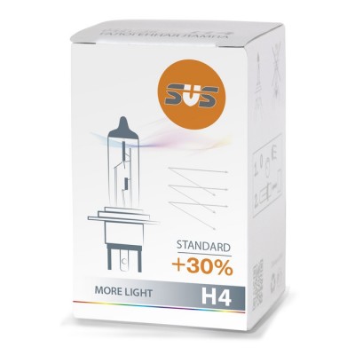Лампа галогенная H4 60/55W P43t +30%