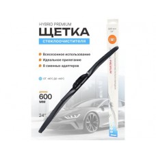 Щетка стеклоочистителя SVS серия HYBRID PREMIUM 600мм/24", 8 адаптеров. 440026