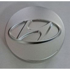 Hyundai (57x52x17) Колпачок на ступицу литого диска с логотипом (Серебро) (57x52x17) 01361