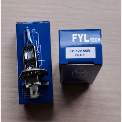 Лампа галогеновая FYL H1 BLUE 12V 55W 106049