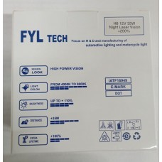 Галогенные лампы серия FYL H8 12V 35W Night Laser Vision +200% Light (2 шт.) 106036