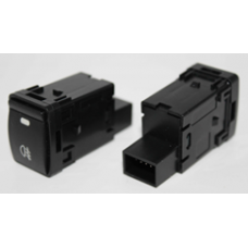 Кнопочный переключатель светодиодный противотуманных фар (5pin) 12V ON/OFF для NISSAN Qashqai J11 2013-2021, X-Trail 2014-2019, Juke, Leaf 2013-2017, Murano 2015-2023 (28mm*20mm) G010
