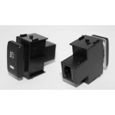 Кнопочный переключатель светодиодный противотуманных фар (5pin) 12V ON/OFF  для NISSAN X-Trail, Teana 04-12, Tiida 05-08, Qashqai 08-15 (35mm*20mm) G011